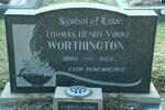 WORTHINGTON Thomas Henry Yorke 1890-1962