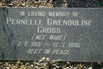 CROSS Pernelle Gwendoline nee WADE 1913-1990