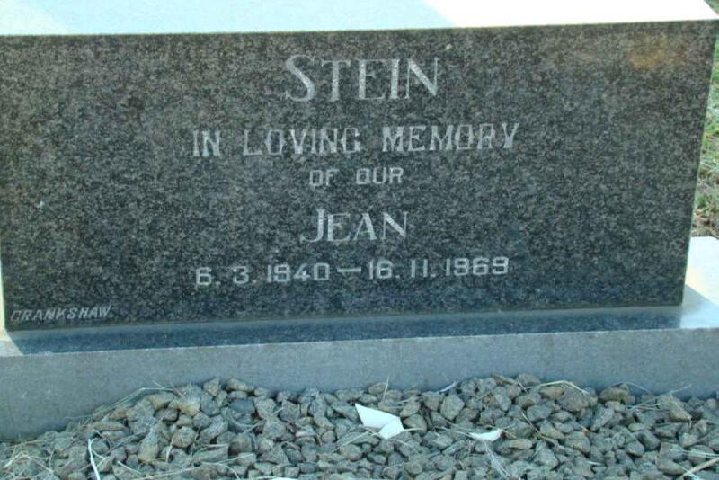 STEIN Jean 1940-1969