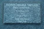 TAYLOR Doris Helga nee NORENIUS 1924-1997