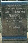 ALBOROUGH James Rowland -1936