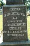 WALKER Thomas William  -1925