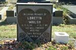 WALSH Loretta 1954-1989