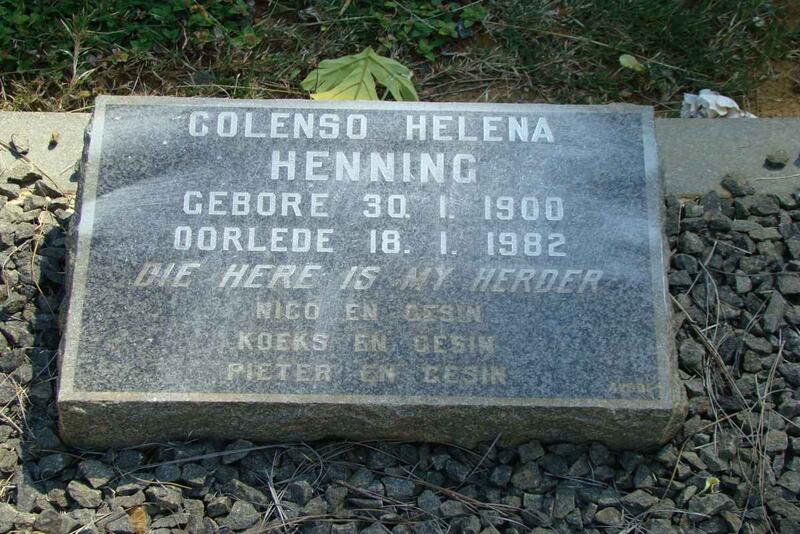 HENNING Colenso Helena 1900-1982