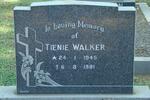 WALKER Tienie 1945-1981