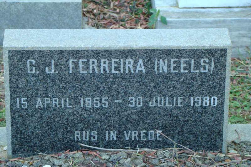 FERREIRA C.J. 1955-1980