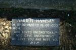 RAMSAY Amber 1920-2001