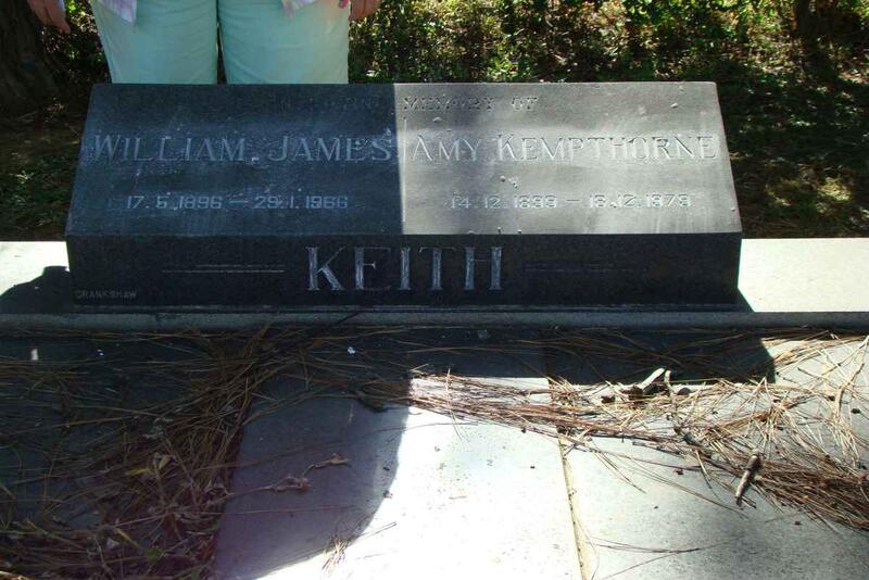 KEITH William James 1896-1966 & Amy Kempthorne 1899-1979