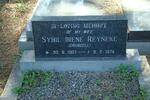 REYNEKE Sybil Irene nee Gruncell 1907-1974