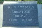 JOHNSTONE John Swanson 1921-1984