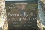 WORTHINGTON Derrick Yorke 1927-1982