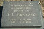 COETZER J.C. 1914-1980