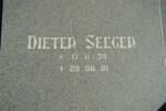 SEEGER Dieter 1934-1981