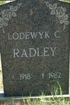 RADLEY Lodewyk C. 1918-1982