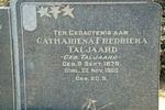TALJAARD Cathariena Fredrieka nee TALJAARD 1875-1960