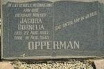 OPPERMAN Jacoba Cornelia 1897-1943