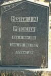 POTGIETER Hester J.M. 1914-1927