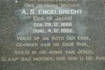 ENGELBRECHT A.S. nee DE JAGER 1888-1952