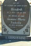 LABUSCHAGNE Hendrik 1920-1974 & Susanna Maria Isabella JANSEN VAN RENSBURG 1924-
