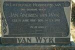 WYK Jan Andries, van 1886-1958