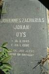 UYS Johannes Zacharias 1945-1996
