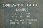 GEEL Lodewyk 1954-1998