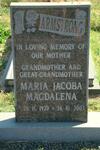 ARMSTRONG Maria Jacoba Magdalena 1920-2003
