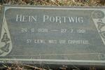 PORTWIG Hein 1938-1981