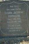 OOSTHUIZEN Susara Jacomina 1924-1943