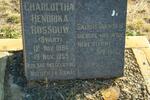 ROSSOUW Charlottha Hendrika nee SWART 1884-1955