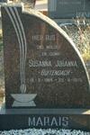 MARAIS Susanna Johanna nee BUITENDACH 1904-1975
