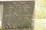 FOURIE Louis J.S. 1842-1928 & Martha M.C. 1857-1947