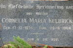 KELBRICK Cornelia Maria 1875-1964