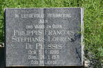 PLESSIS Philippus Francois Stephanus Lourens, du 1889-1971