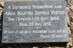 VENTER Anna Martha Sophia nee KRUGER 1885-1940