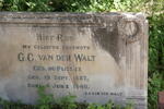 WALT G.C., van der nee DU PLESSIS 1887-1940