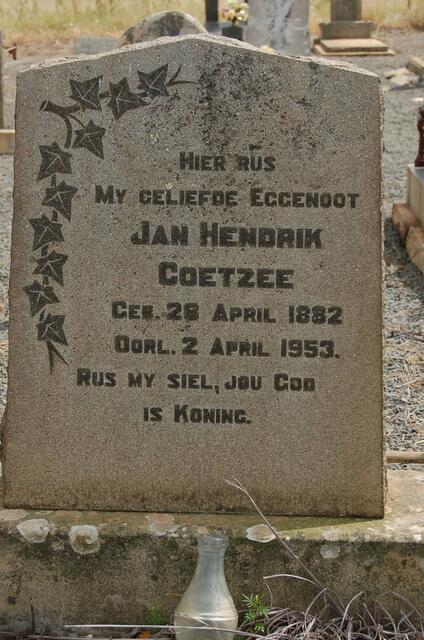 COETZEE Jan Hendrik 1882-1953