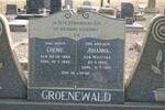 GROENEWALD Coenie 1898-1966 & Johanna MATTHEE 1900-1981