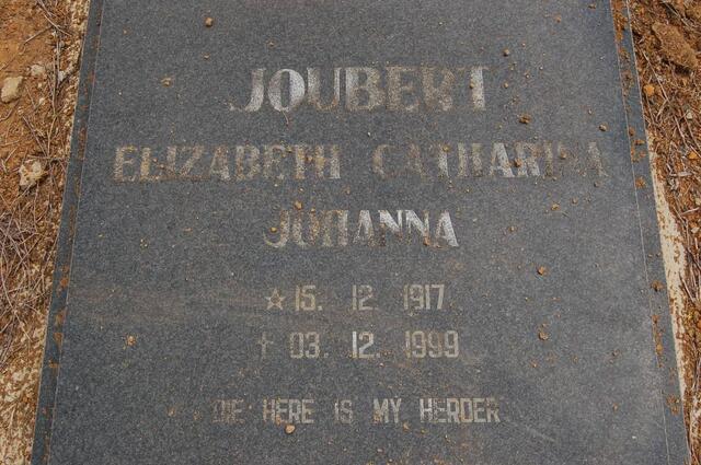 JOUBERT Elizabeth Catharina Johanna 1917-1999