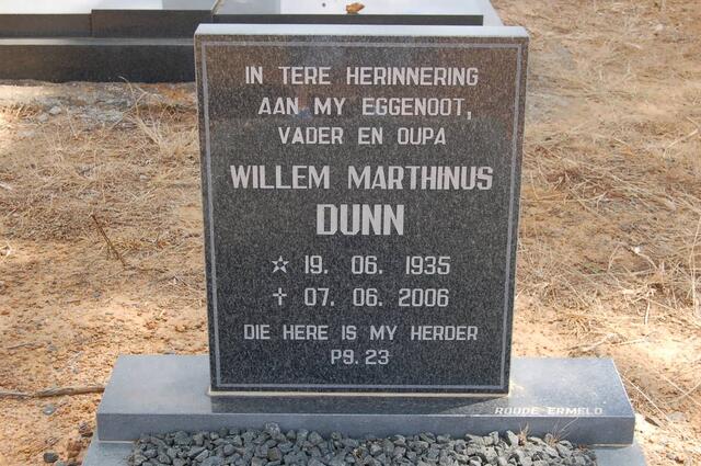 DUNN Willem Marthinus 1935-2006