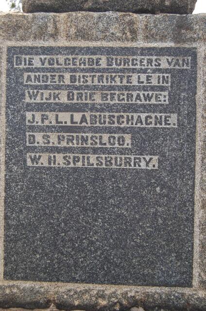 BURGERS FROM OTHER DISTRICTS BURIED IN WYK 3