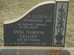 EKSTEEN Anna Susanna nee BREYTENBACH 1903-1967