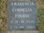 FOURIE Amarencia Cornelia 1935-2007