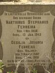 FERREIRA Marthinus Stephanus 1856-1943 & Cecilia Johanna VILJOEN 1860-1951
