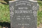GELDENHUYS Martha 1910-1990