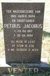 VENTER Petrus Jacobus 1917-1994