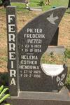 FERREIRA Pieter Frederik 1929-1994 & Helena Esther Hendrika 1929-1996