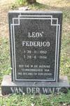 WALT Leon Federico, van der 1952-1994