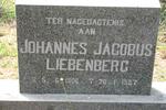 LIEBENBERG Johannes Jacobus 1906-1987