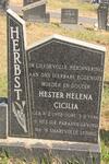 HERBST Hester Helena Cicilia 1952-1986
